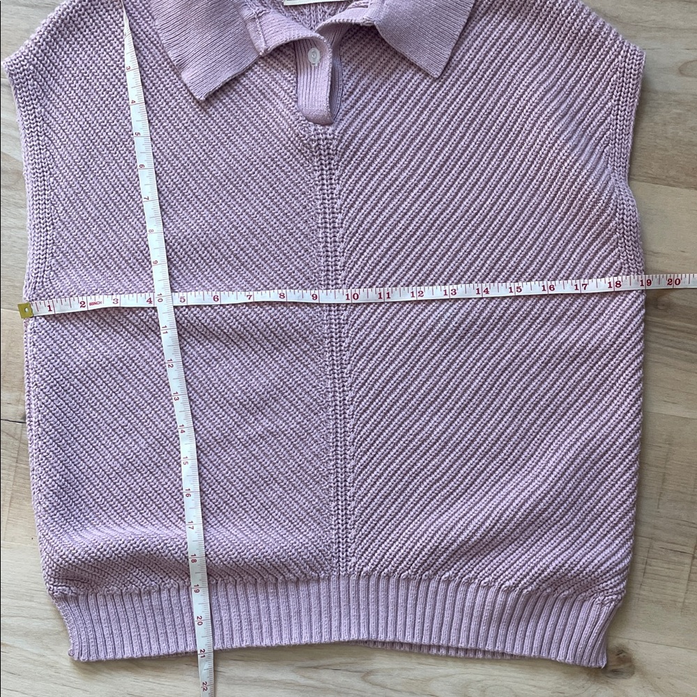 Weatherproof Vintage Women’s Pink‎ Knit Sweater Vest - Picture 4 of 4